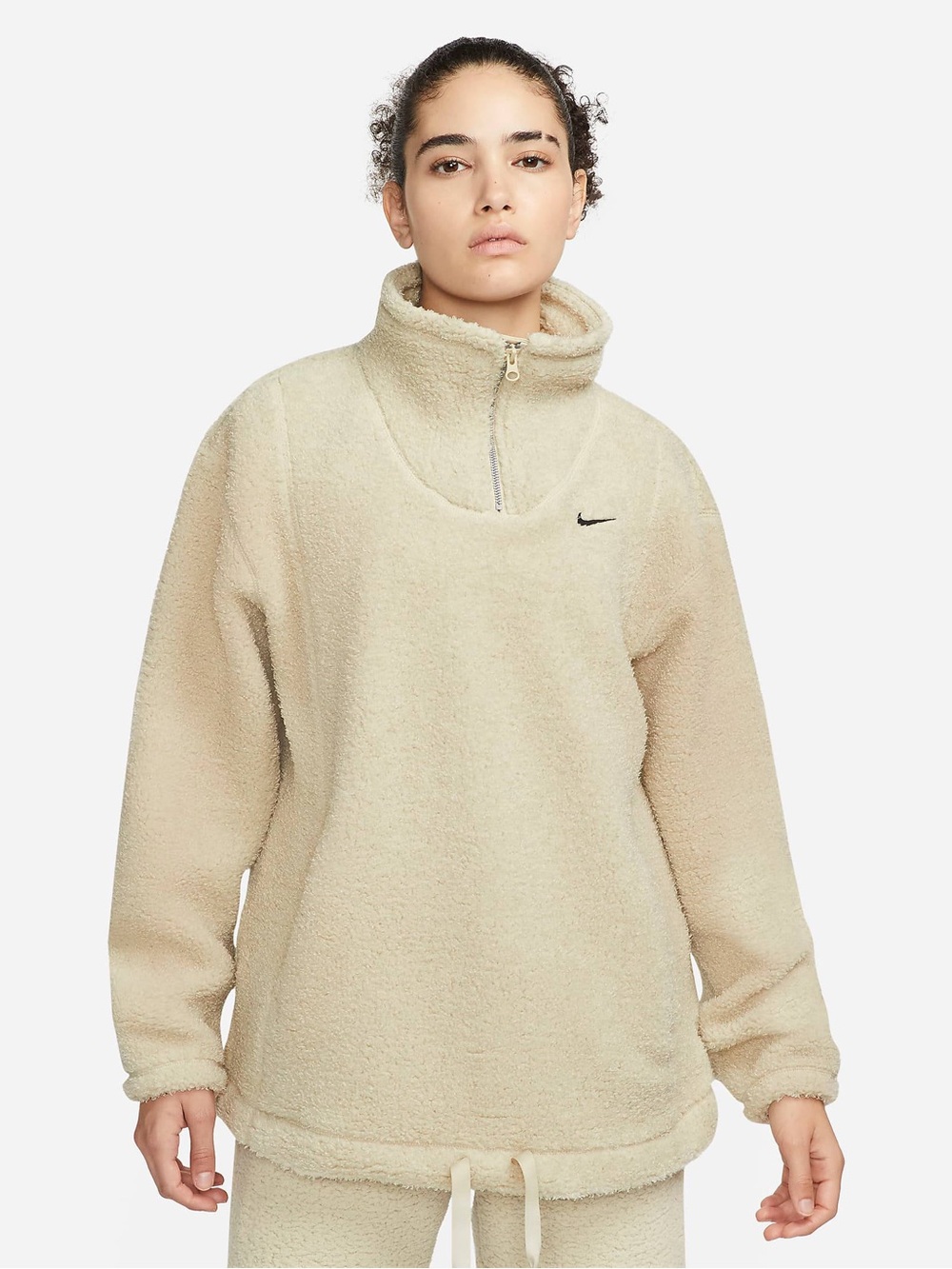 Nike Women’s Cream Fleece Half-Zip Pullover
